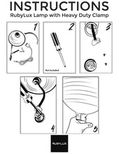 RubyLux Lamp with Heavy Duty Clamp for RubyLux NIR Bulb for US & Canada