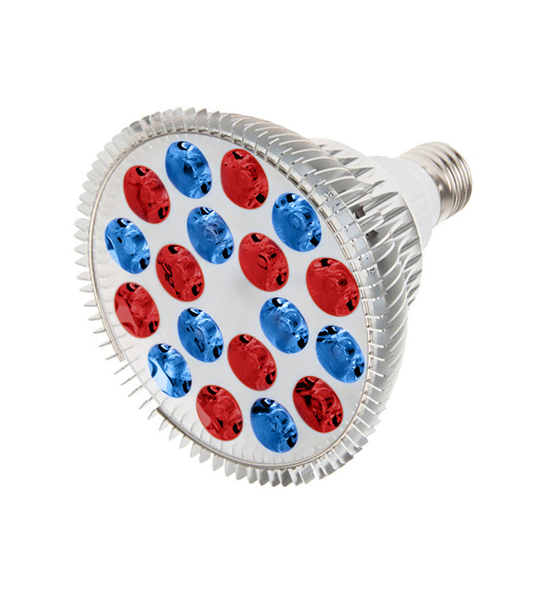 Red Blue Led Light RubyLux All Red & Blue LED Bulb - Size Large – 2nd Generation - 120V f ...