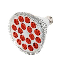 RubyLux Red Light Therapy Bulb Turned On