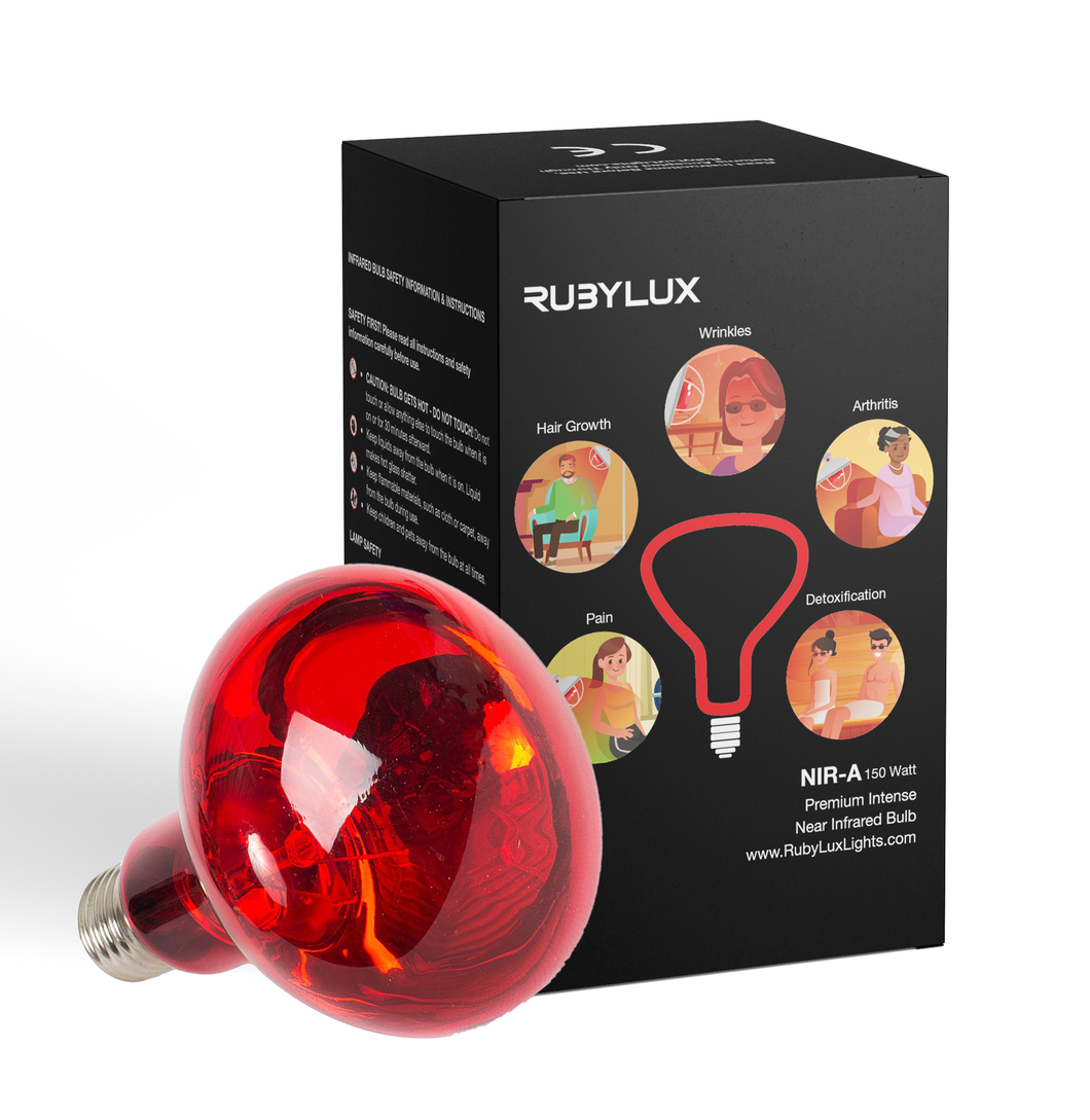 RubyLux Near Infrared Bulb 150 WATT