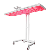 RubyLux Full Body Near Infrared & Red Light Therapy Half-Bed - 6' Long, Manual Adjust Stand