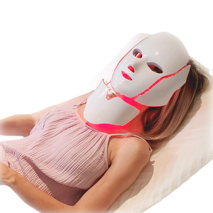 RubyLux Highest Intensity LED Light Therapy Mask with Neck Piece