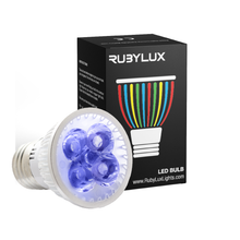 RubyLux All Blue LED Bulb - Size Small - 2nd Generation 120V US & Canada