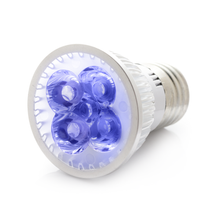 RubyLux All Blue LED Bulb - Size Small - 2nd Generation - 220v Europe & Australia Only