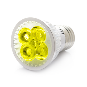 RubyLux Amber Yellow LED Bulb - Size Small - 2nd  220V Europe & Australia