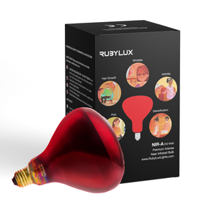 RubyLux NIR-A Near Infrared Bulb - Grade A  220V for Europe and Australia